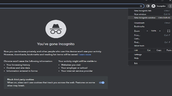 Tab Incognito