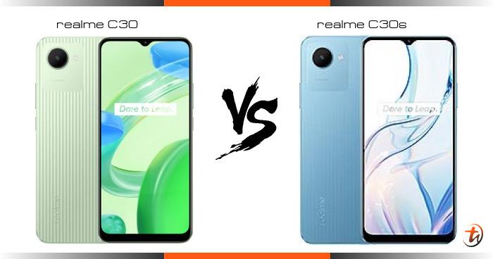 Perbedaan Realme C30 Dengan C30s?