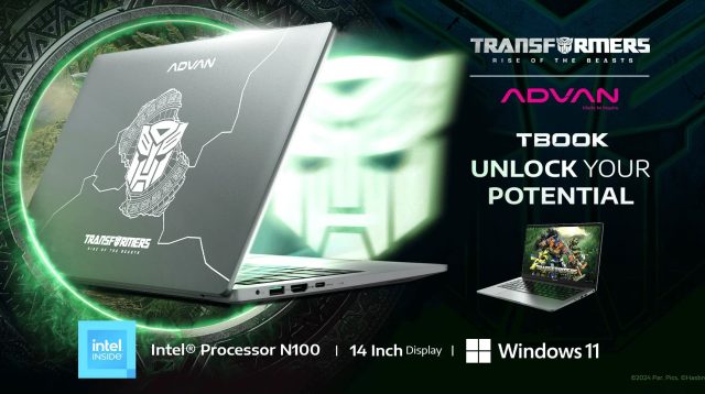 Advan TBook x Transformers: Laptop Pelajar Harga 3 Jutaan!