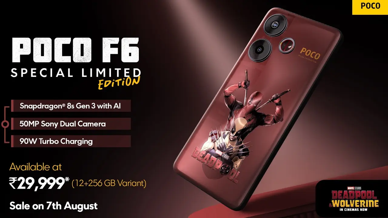 Poco F6 Edisi Khusus Deadpool Resmi Meluncur
