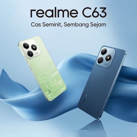 Realme C63 hadir di Indonesia dengan fast charging 45W