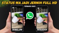 cara agar Status WhatsApp tidak pecah dan buram