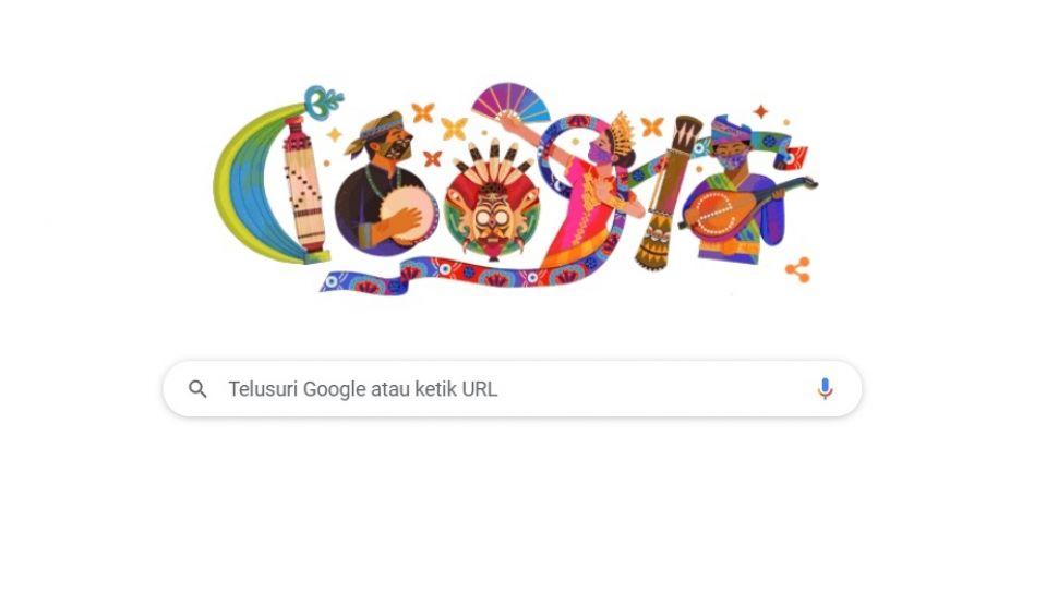GOOGLE DOODLE RAYAKAN HARI KEMERDEKAAN