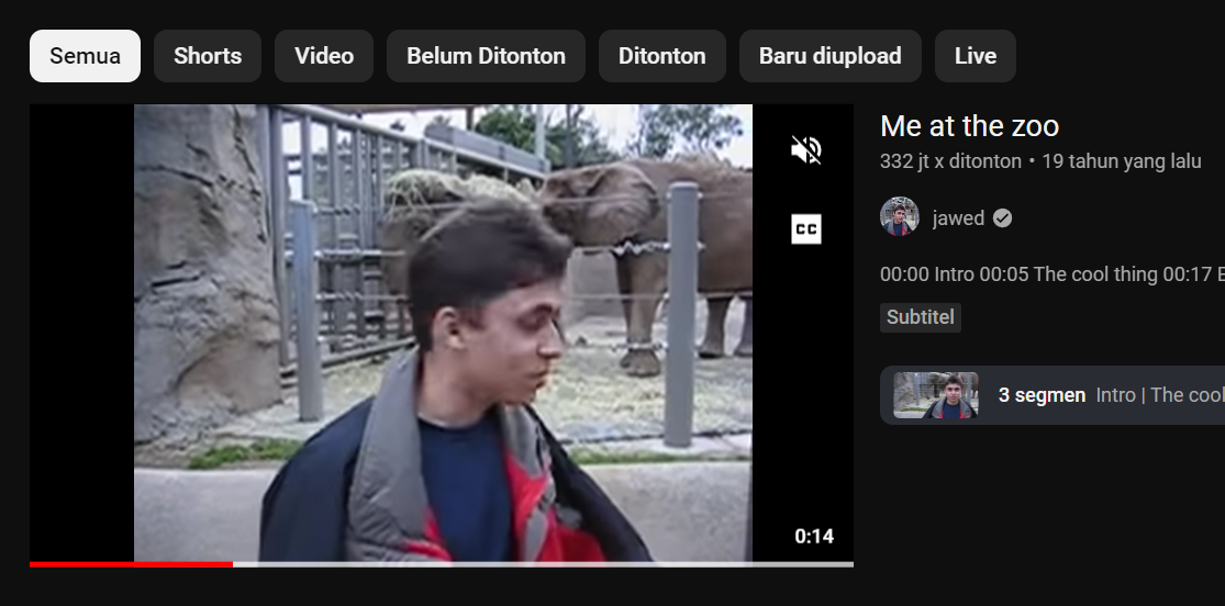 Video Pertama di YouTube Sejarah Awal Platform Video Terpopuler